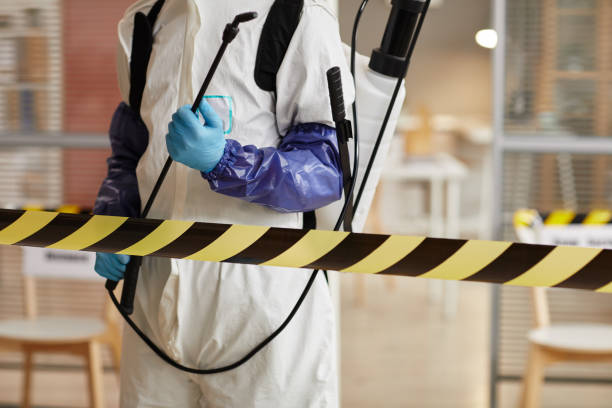 Professional Sewage Cleanup technician working in Gregory, SD